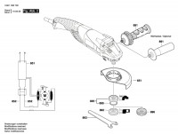 Bosch 3 601 H30 G00 Gws 15-125 Cith Angle Grinder 230 V / Eu Spare Parts